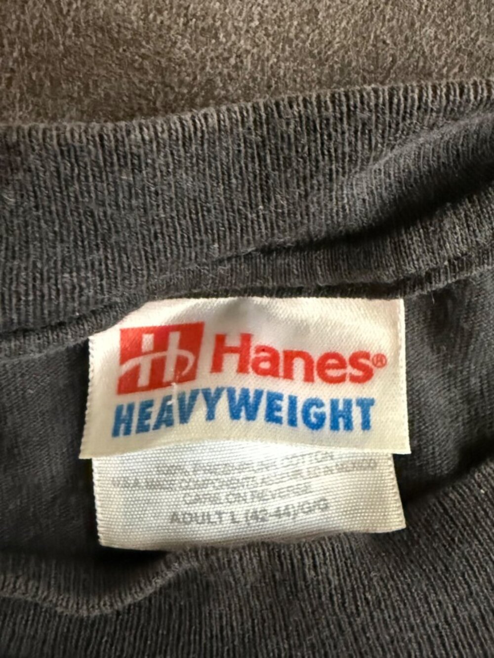 Vintage Marvel Hanes Heavyweight Superhero Graphic Tee Black XL - Picture 2 of 3